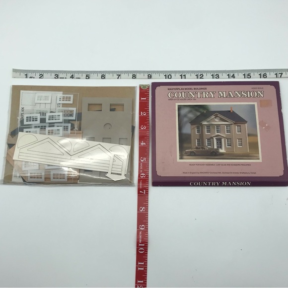 Vintage Country Mansion Model Building Master Plan Model Buildings Wren Style - Picture 7 of 11